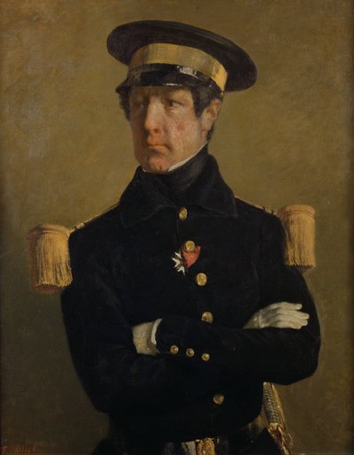 Pierre Claude Aimable Gachot, Naval Lieutenant by Jean Francois Millet